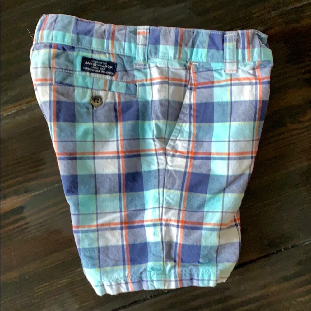 Janie and Jack boys Plaid Shorts